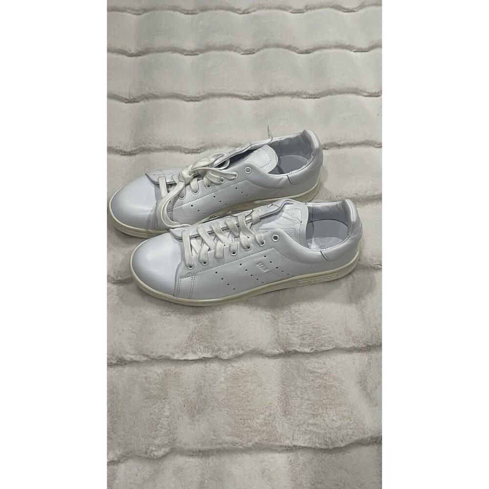 Adidas Stan Smith Lux Mens Size 9 White Leather Sneakers IG6421 White